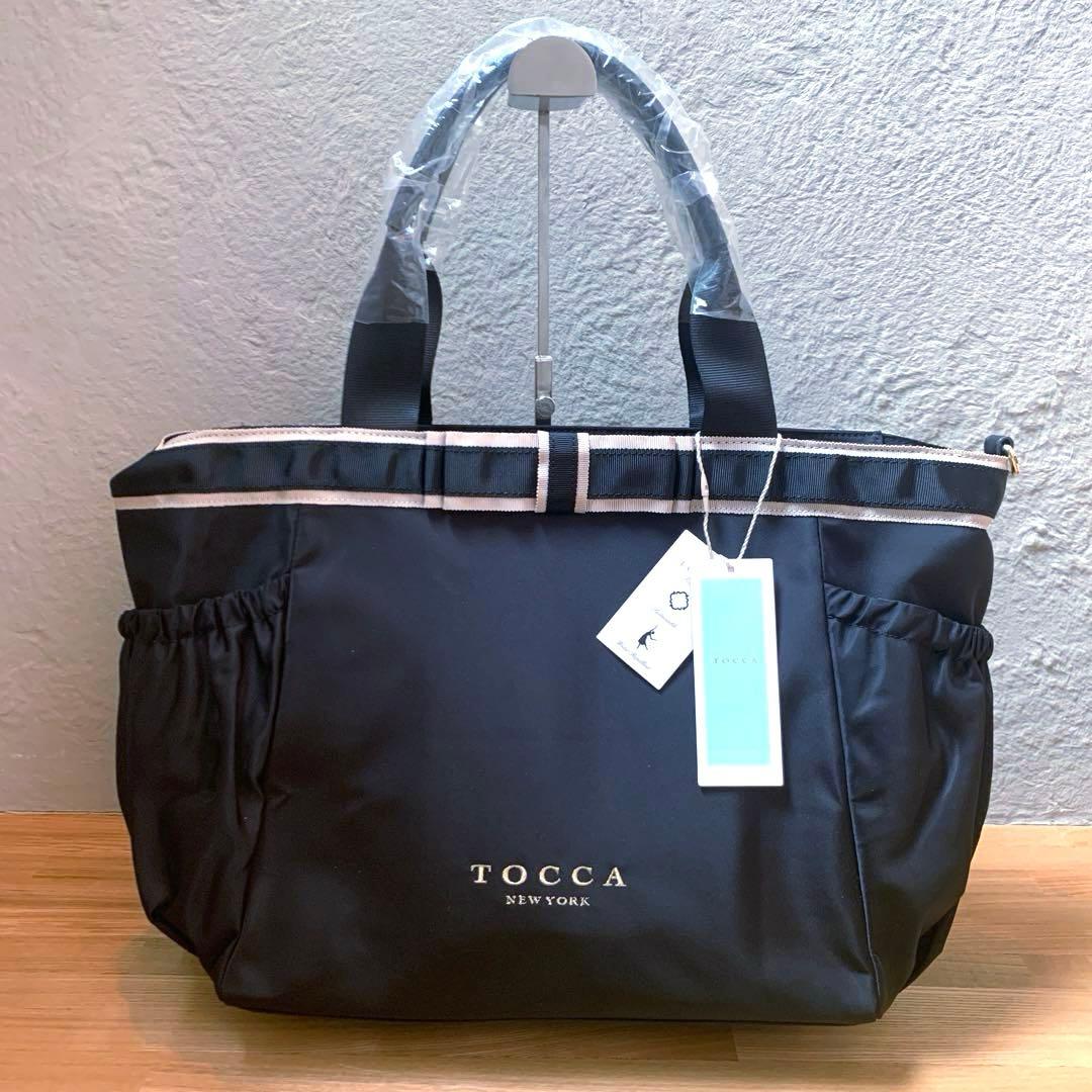新品タグ付き 完売品 DUAL RIBBON NYLON TOTEトートバッグL DUAL RIBBON NYLON TOTE L トートバッグ L / TOCCA | ファッション通販