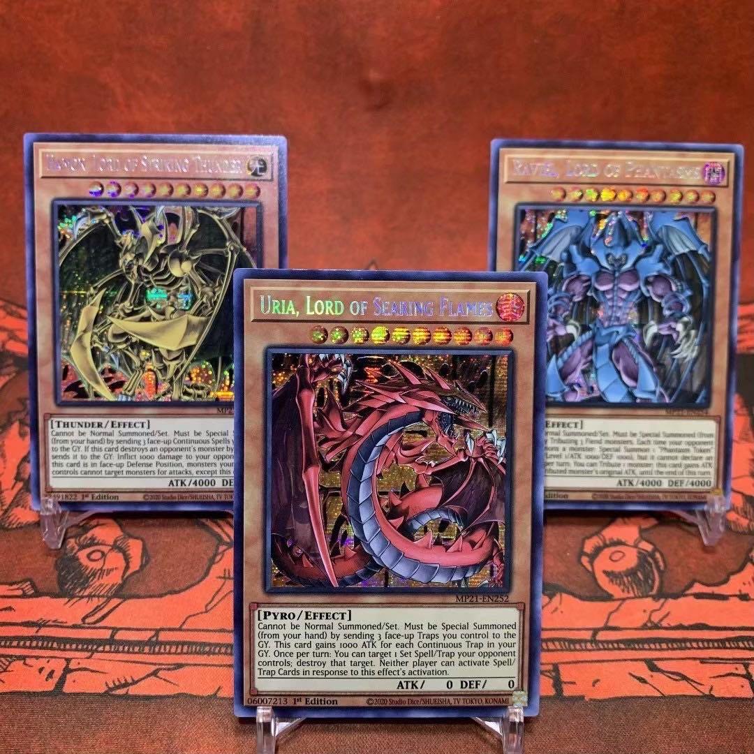 遊戯王【英語版】三幻魔（ウリア、ハモン、ラビエル）シク 3枚セット