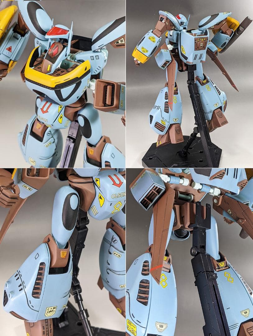 プラモデル　1/40 可変オルソン・スペシャル（超時空世紀オーガス）組立塗装済