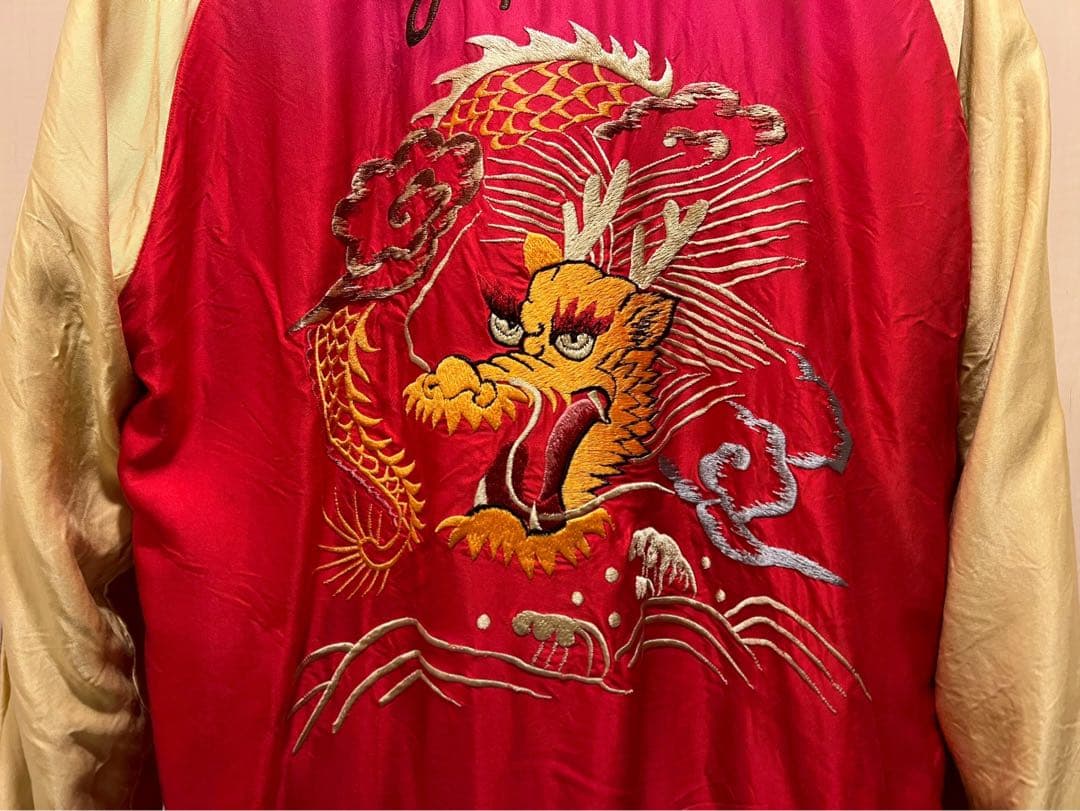 限定SALE！レア！テーラー東洋 エイジングモデル 蛇髑髏 龍 黒 赤