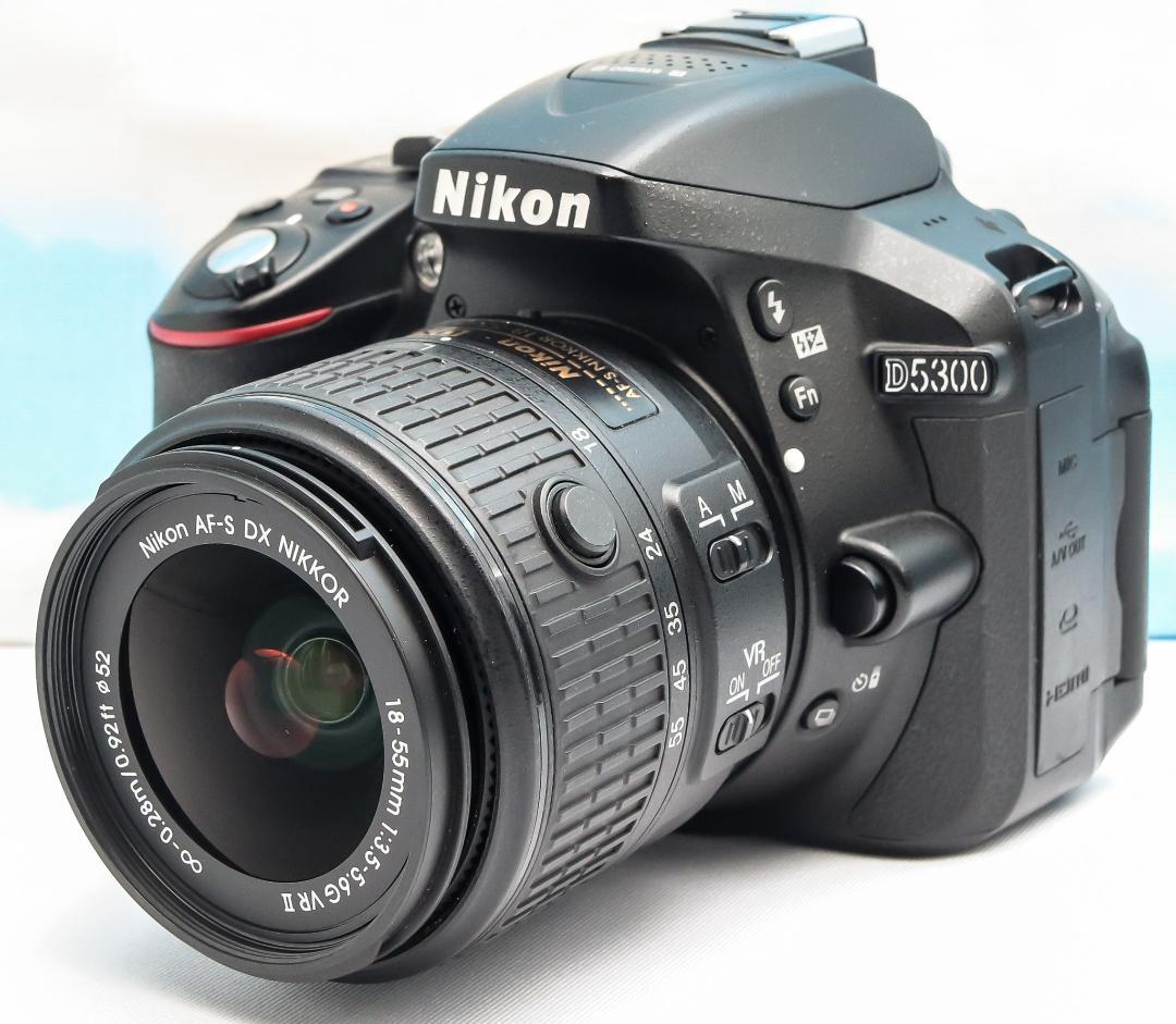 ニコン Nikon D5300⭐️WIFI機能搭載！⭐️一眼レフ⭐️初心者セット