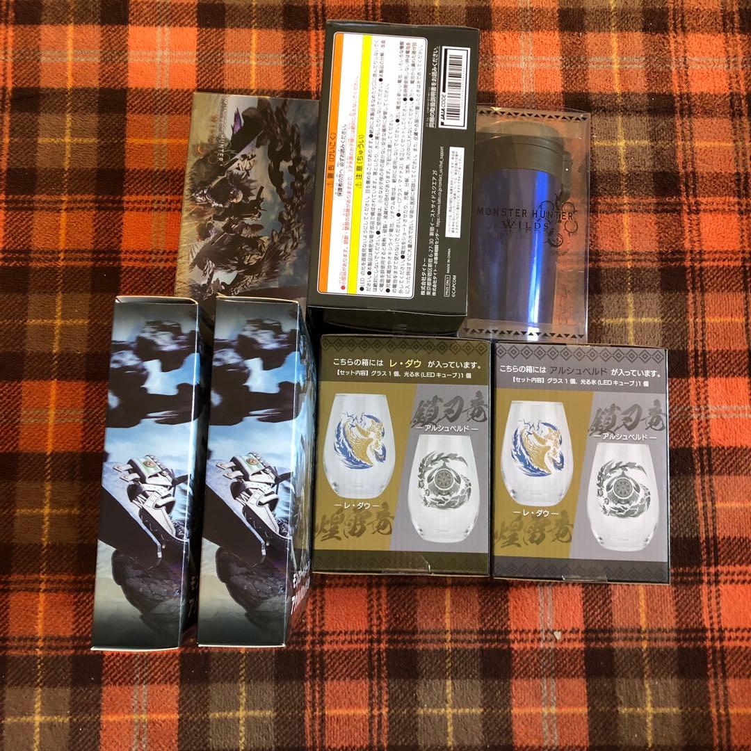 【値下げ】モンスターハンターワイルズ イメージグラス インテリアライト ほか