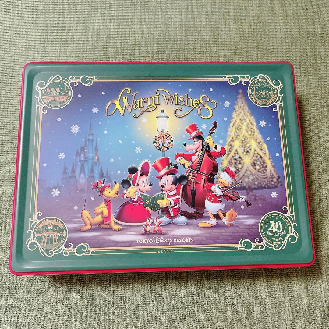 ディズニー クリスマス 2023 クッキー缶 40周年 - メルカリ