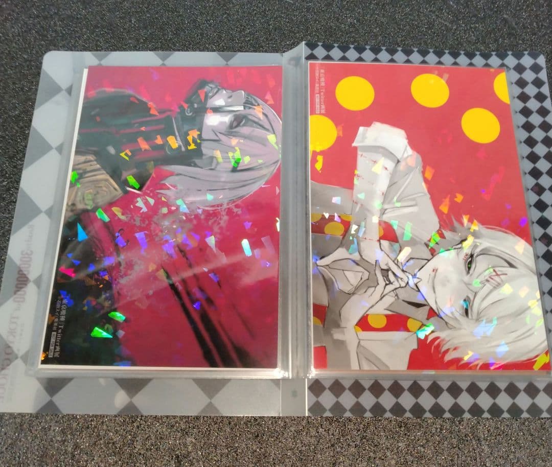 懸賞品☆東京喰種Twitter画展イラストカード全25種&特製カードホルダー