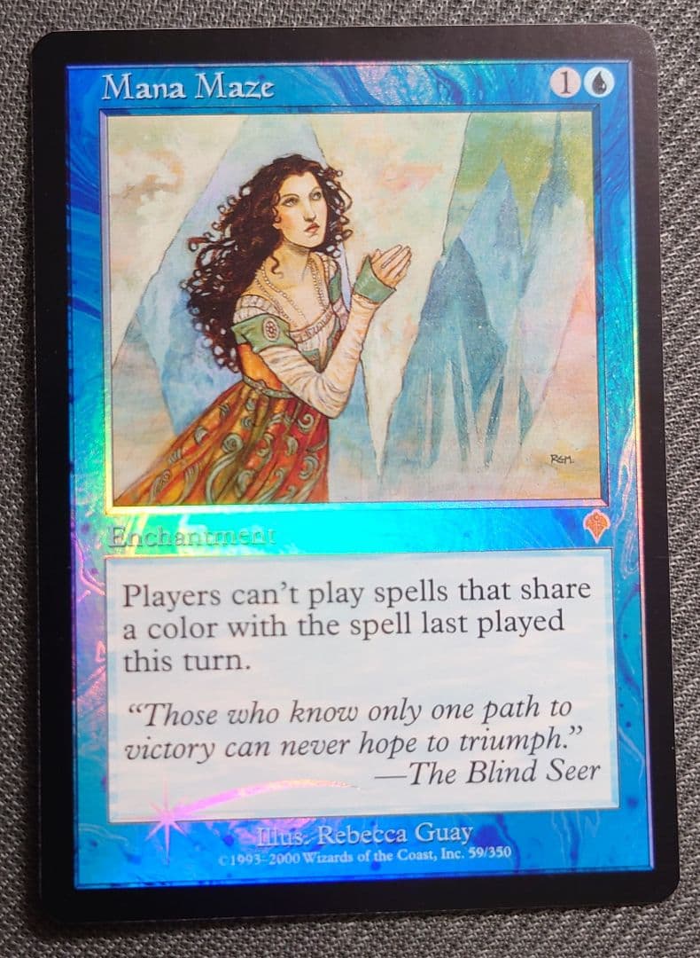 mtg 稀少 旧枠 FOIL レベッカ マナの迷路 inv 062)《拒絶の閃光/Flare of Denial》[MH3] 青R | 日本最大級 MTG通販