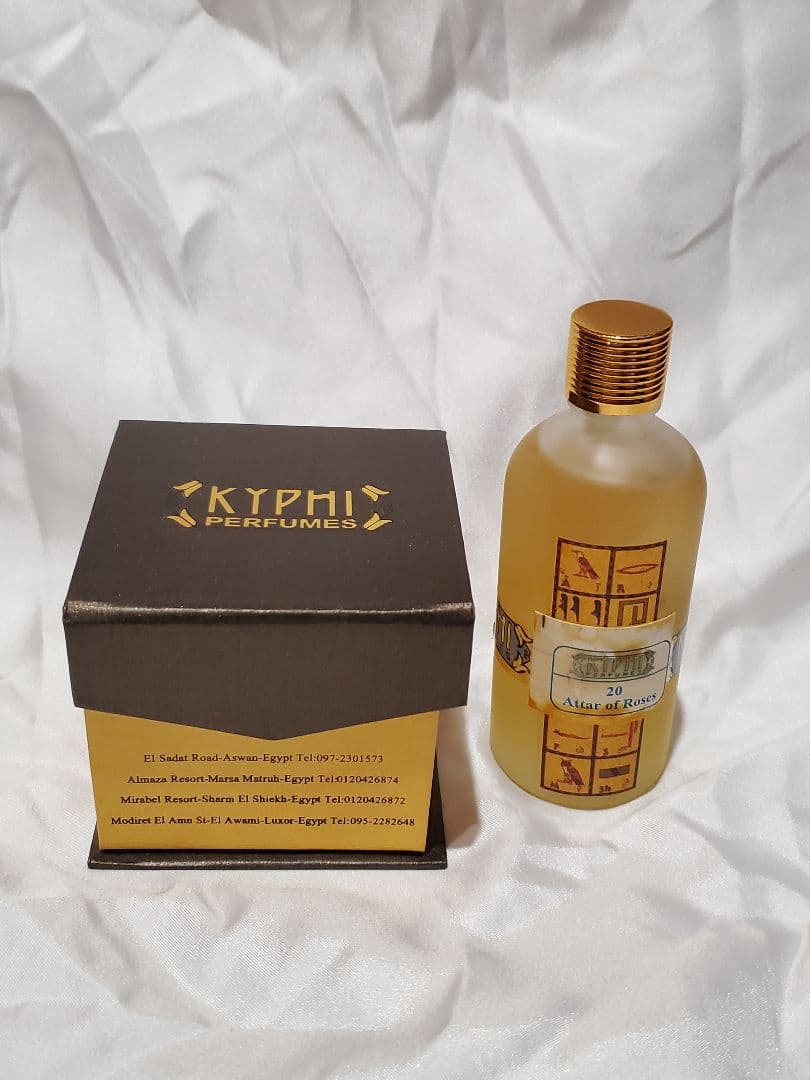 KYPHI PERFUMES キフィ香水ボトル ピラミッド クリスタルガラス - メルカリ
