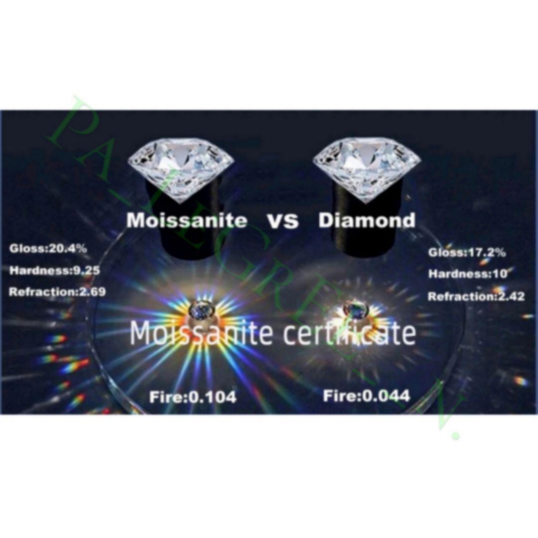 pp1a指輪レディース結婚指輪 婚約指輪 モアサナイト 18k S925 - メルカリ