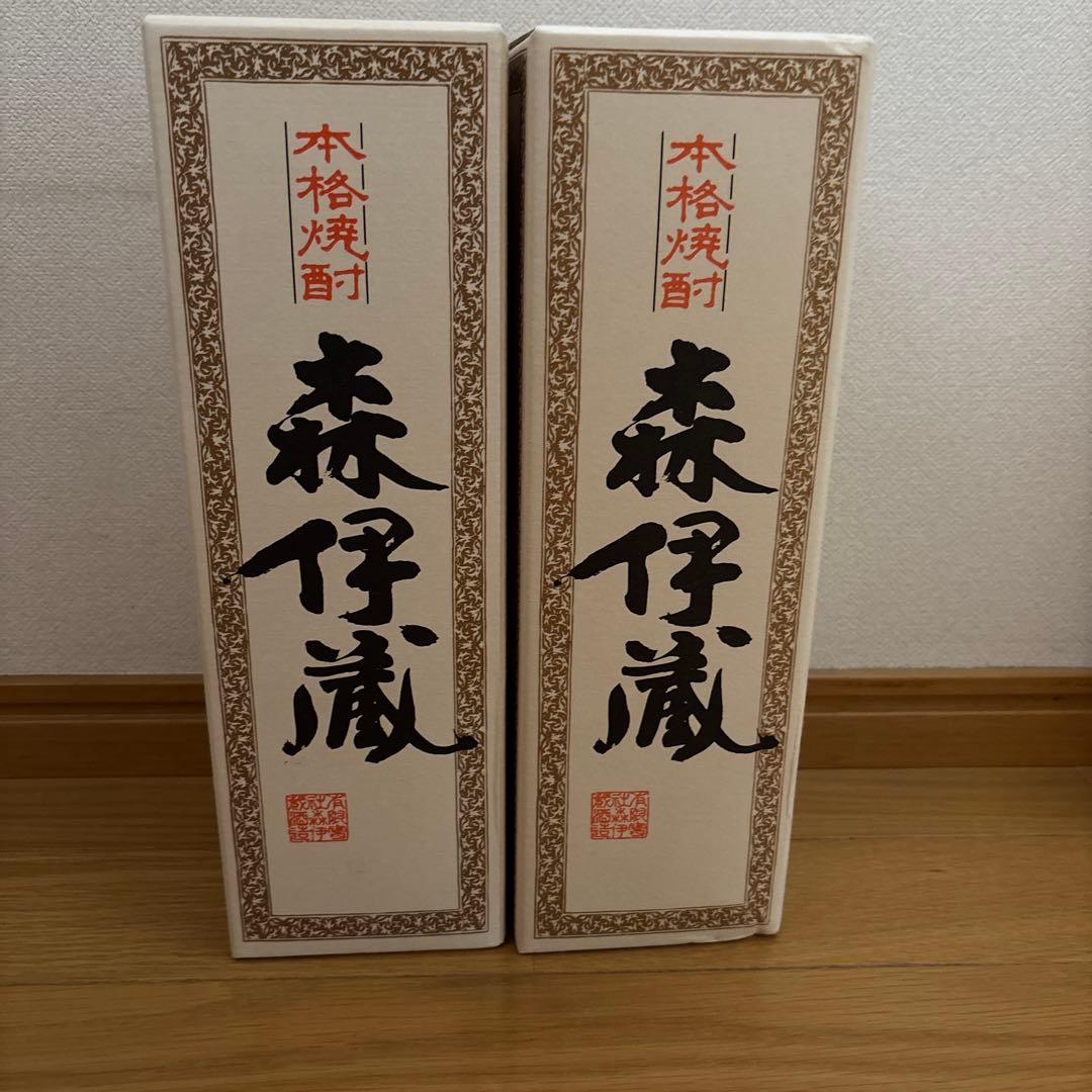 大幅値下げ(新品未開封)森伊蔵720ml x 2本セット 魔王／森伊蔵 (金）720ml × 2本セット【送料無料】＋【ギフト箱付