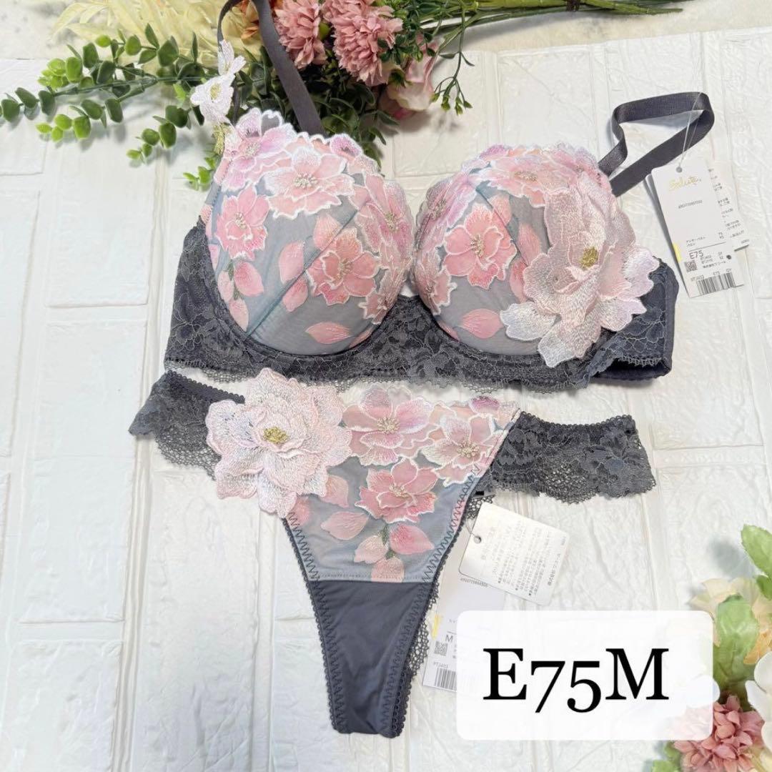 新品】wacoal サルート 03 ブラ ソングセット E75M GY - メルカリ