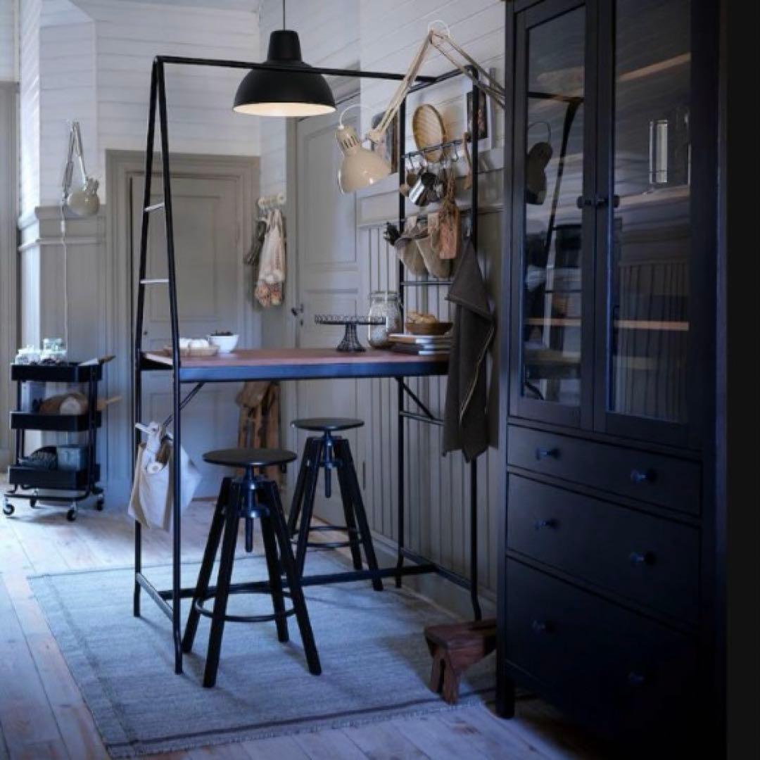 美品✨】IKEA ホーヴェルード HÅVERUD バーテーブル ブラック - メルカリ