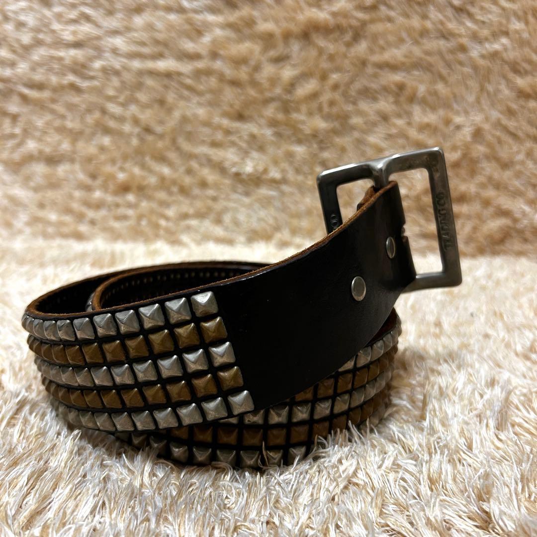 美品✨ HTC スタッズ 5連 ピラミッド ベルト レザー ブラック34 楽天市場】HTC USA #14 5ROW PYLAMID LEATHERBELT 1.75( エイチティー