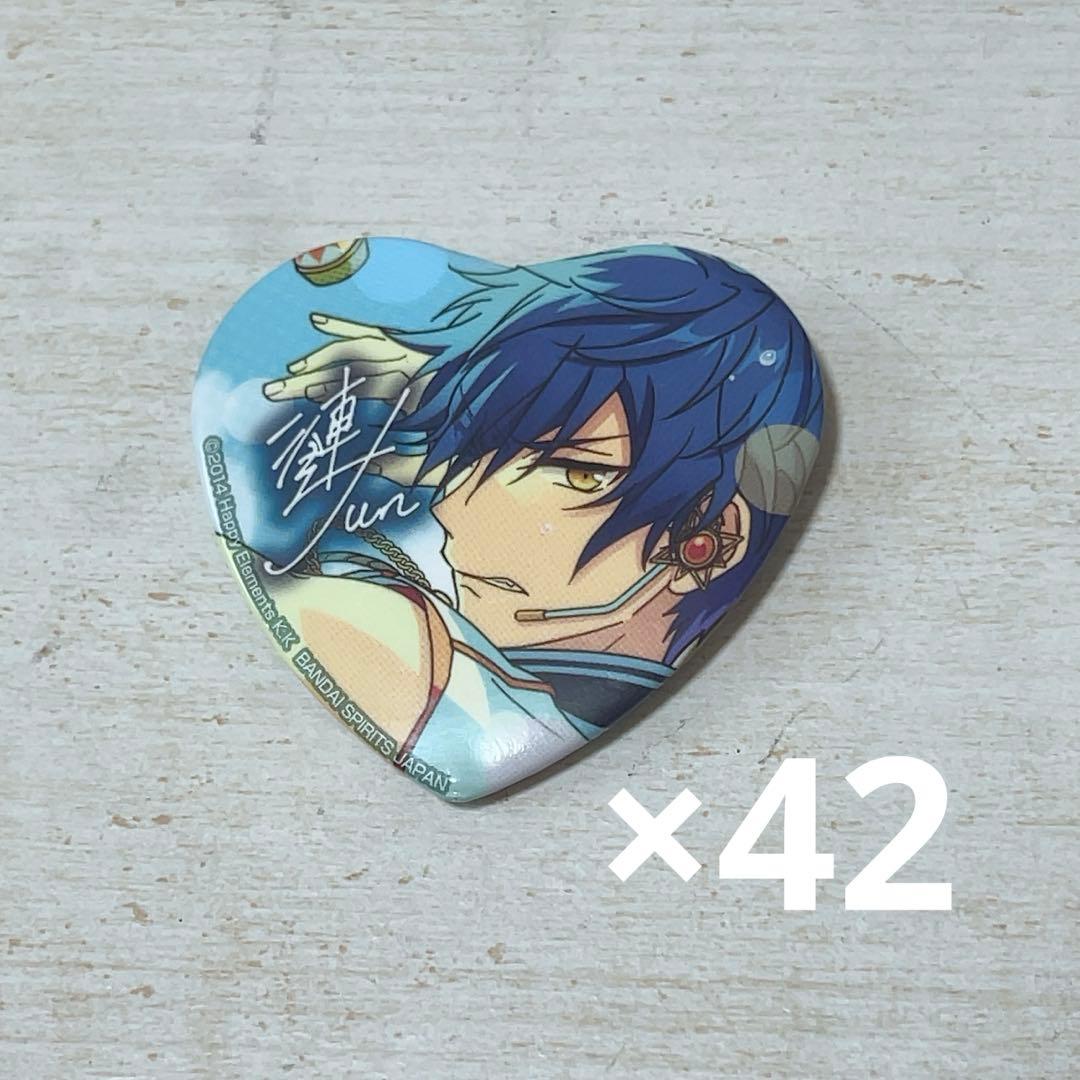 あんスタ 漣ジュン とるパカ ハート缶バッジ 100点 あんスタ 漣ジュン とる