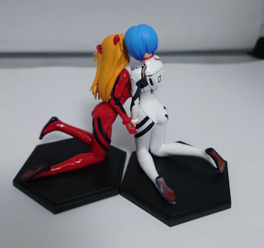 ヤングエース付録 エヴァンゲリオン アスカ＆レイフィギュア12体セット