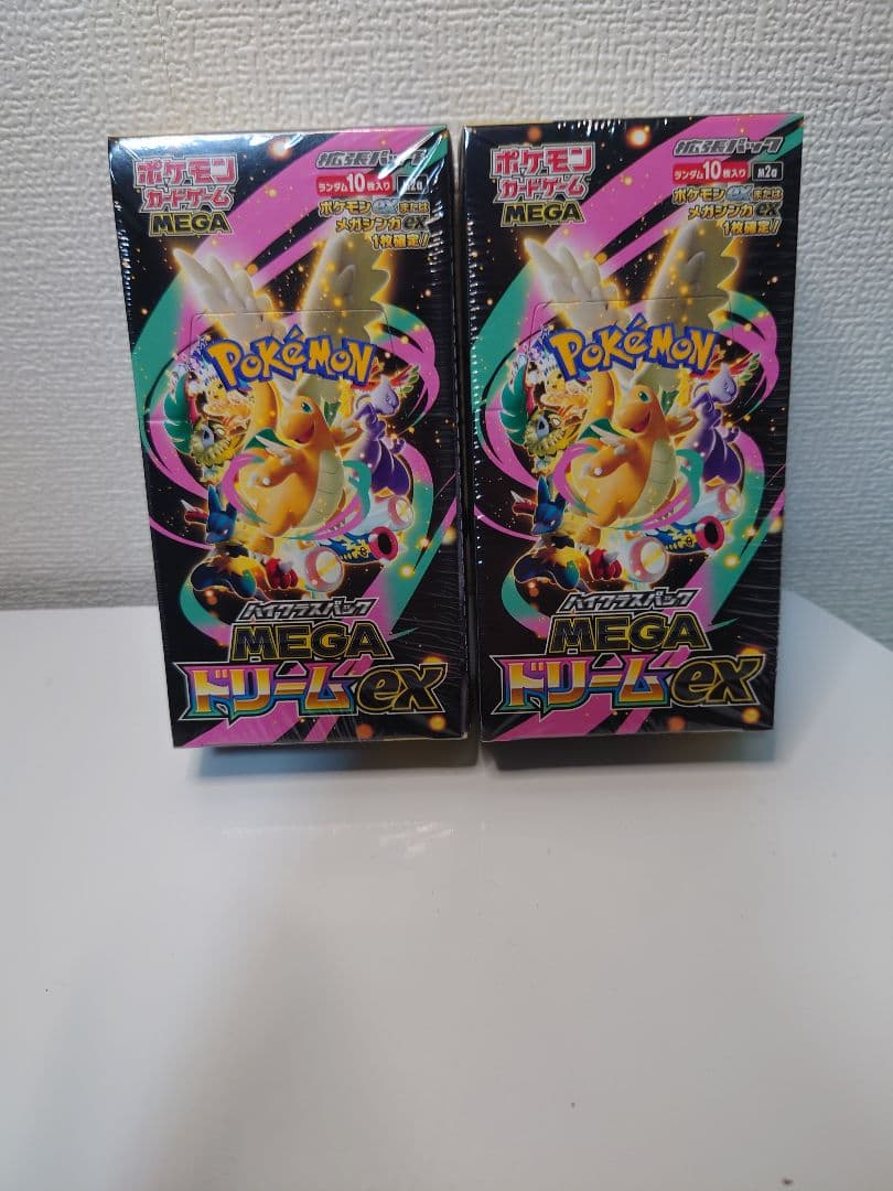 未開封】ポケモンカードゲーム メガドリームex 2BOX 【シュリンク付き