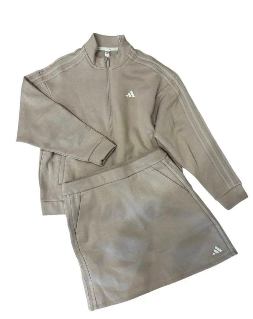 新品アディダスゴルフ セットアップ ジャケット＆スカート Lサイズ