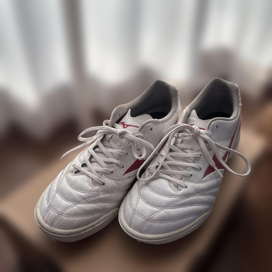 Mizuno Monarcida Neo サッカーシューズ ホワイト/レッド26 - メルカリ