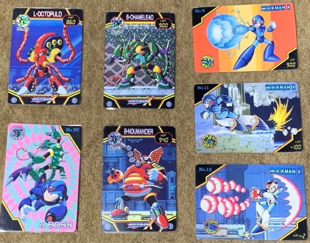 ロックマンX カードダス7枚セット - メルカリ