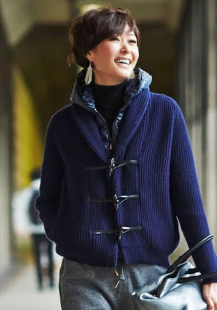 ♥りんごさま♥nano・universe／田丸麻紀／コラボ／ニットダッフル 🍂