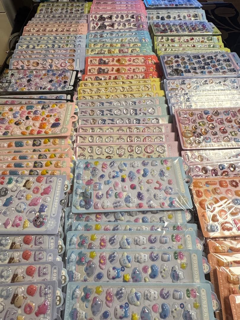 ボンボンドロップシール129枚大量セット