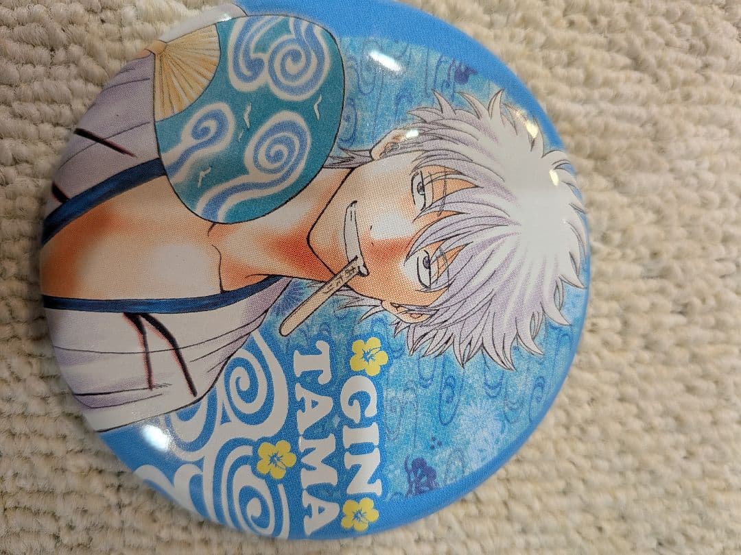 銀魂　坂田銀時　沖縄限定ジャンプステーション缶バッジ