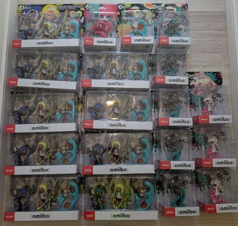 【新品未開封】amiibo　スプラトゥーン各種　まとめ売り スプラトゥーン amiibo まとめ売り セット 合計21箱 新品未開封品