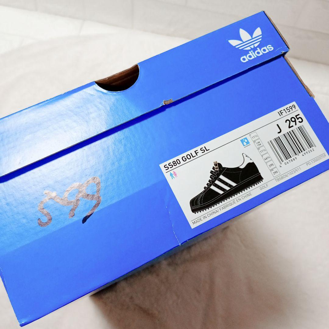 ❣️新品❣️adidas SS80 GOLF SL ゴルフ 黒×白 29.5 - メルカリ