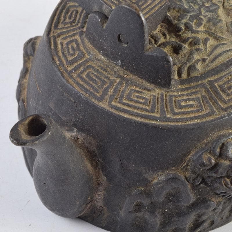 中国 古銅 神獣雷刻 水滴 書道具 V R9176 - メルカリ