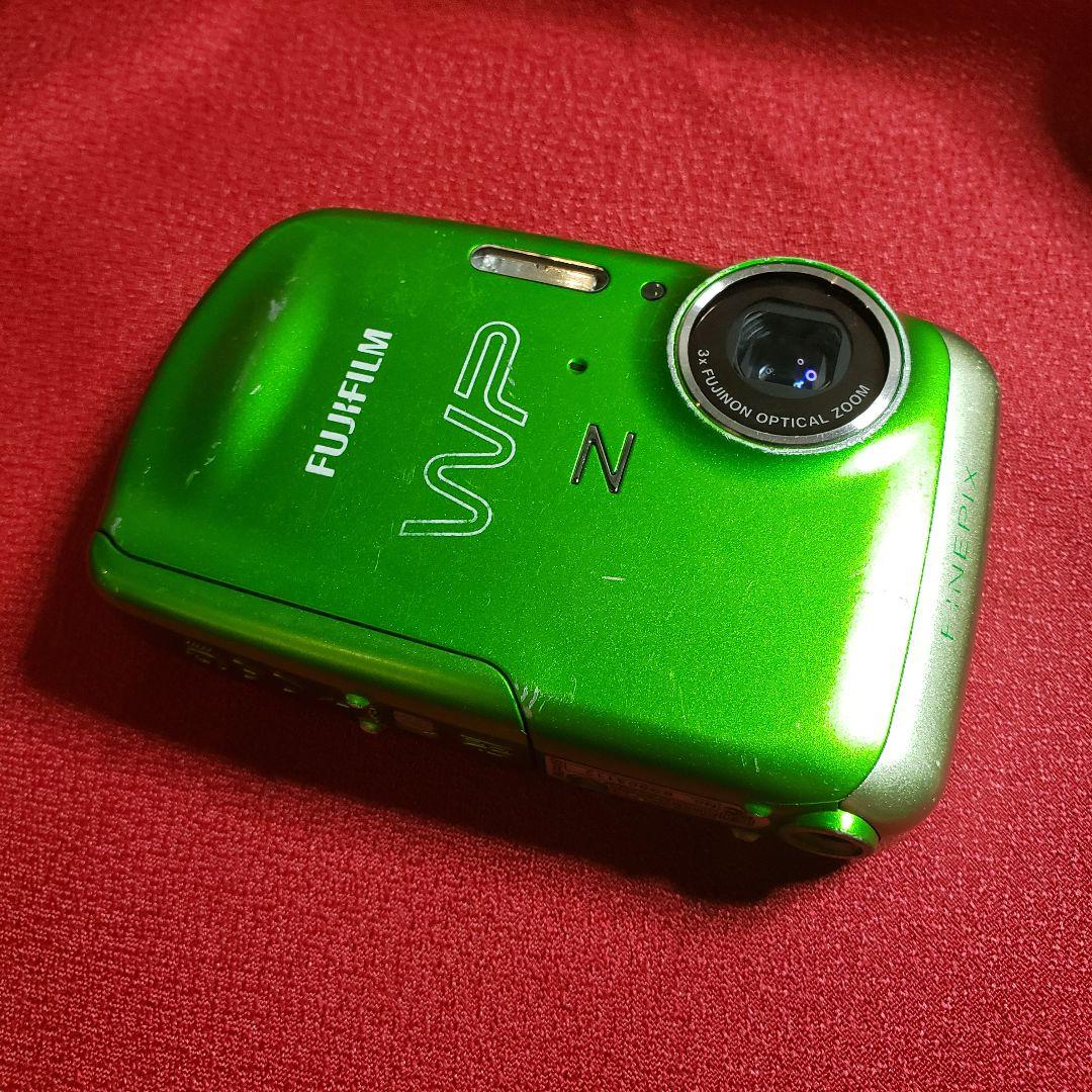 FinePix Z33WP デジカメ デジタルカメラ 緑 グリーン 防水 - メルカリ