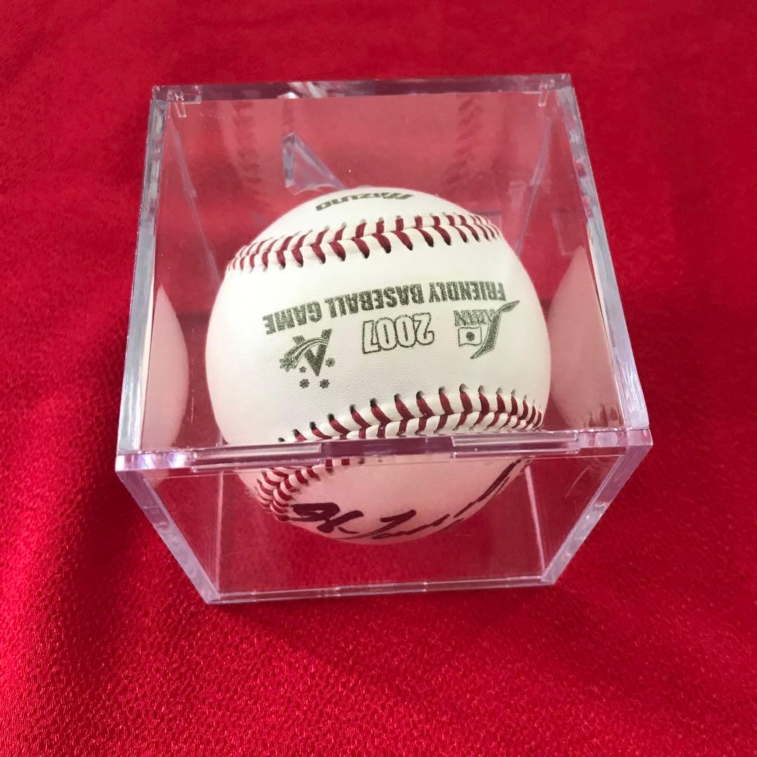 福岡ソフトバンクホークス 多村仁 選手 直筆 サインボール ケース入