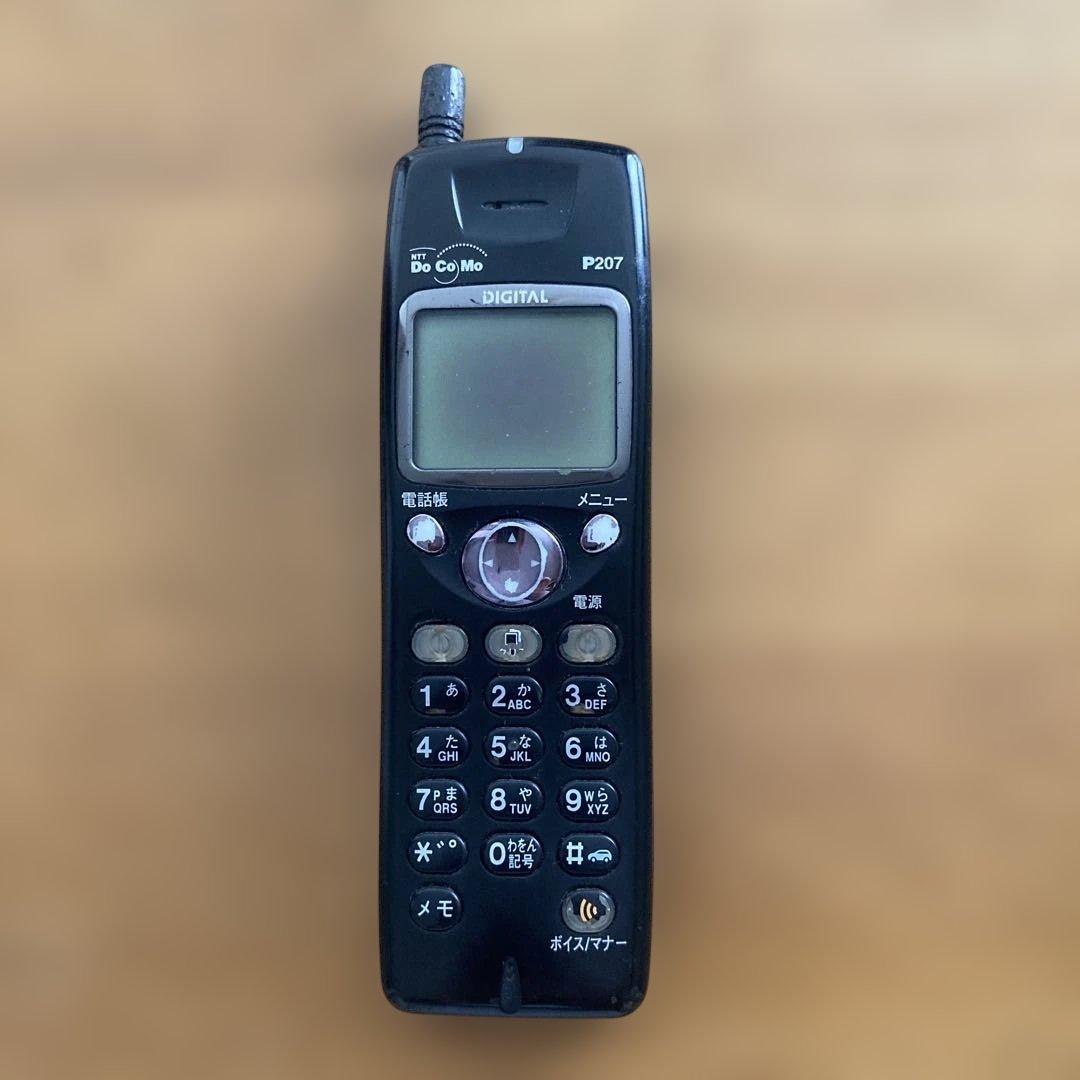 1998年製造 ガラケー ドコモ携帯電話「P207」 ジャンク品 - メルカリ