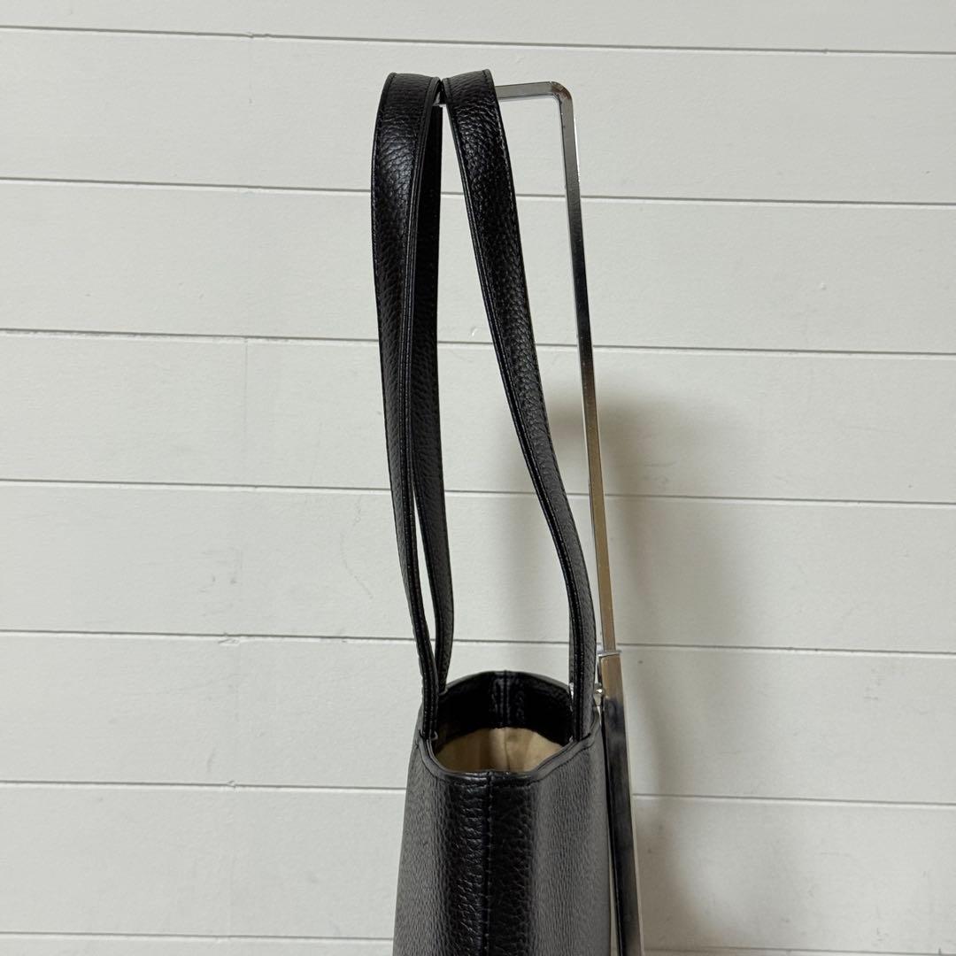 未使用✨HushTug ハッシュタグ レザー スマートトートバッグ ブラック