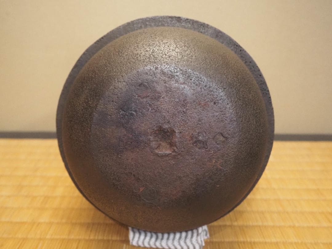 11代大西清右衛門(浄寿)造『箆被釜(のかづきがま)』共箱 千家十職