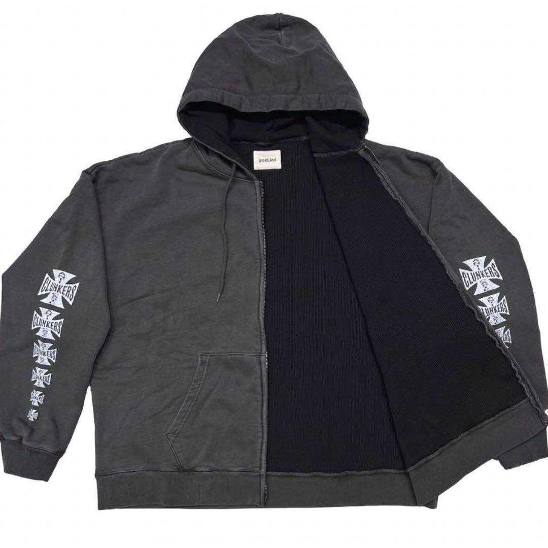 greatLAnd ORIGINAL CLUNKERS ZIP HOODIE L