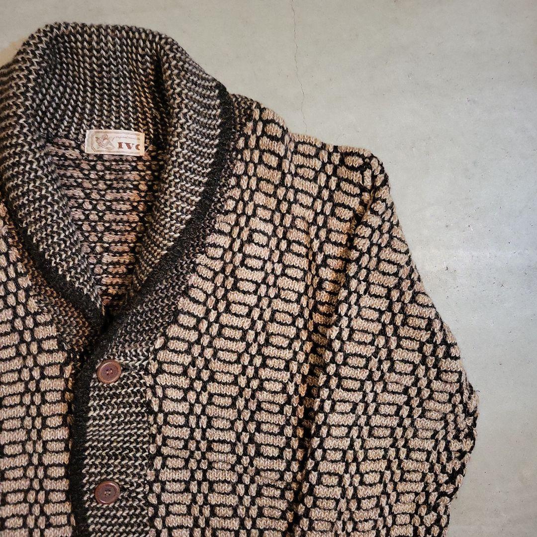 60‐70s vintage knit cardigan カーディガン