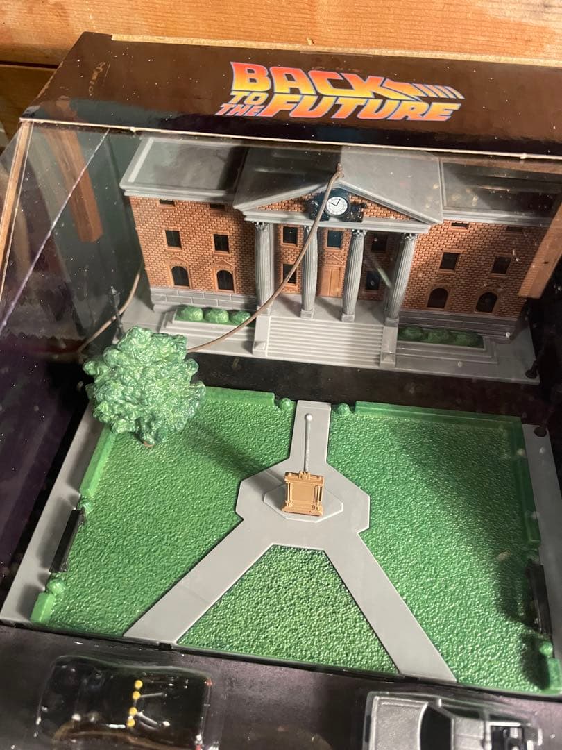 BTTF ヒルバレー時計台 ジオラマ JADA ナノ　バックトゥザフューチャー