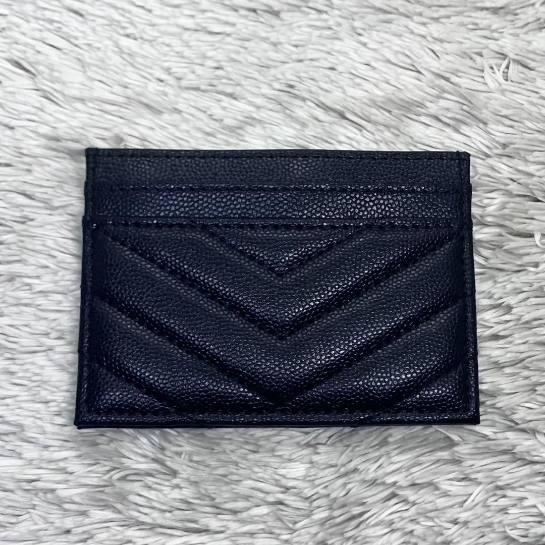 極美品✨ サンローラン カード入れ カードケース カサンドラ キャビア