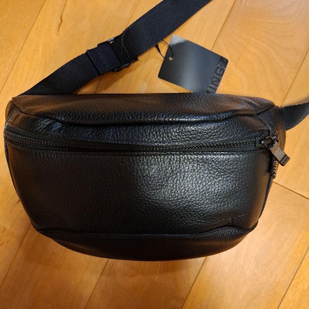 サマンサキングス　レザー ボディバッグ KINGZ サマンサキングズ ラバー調 ボディBAG（ネイビー） -Samantha