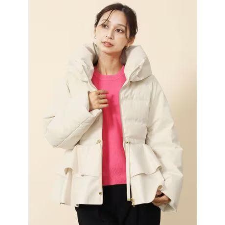 即納！完売品 定価34,000円 新品 フェンネル フレアペプラムダウン