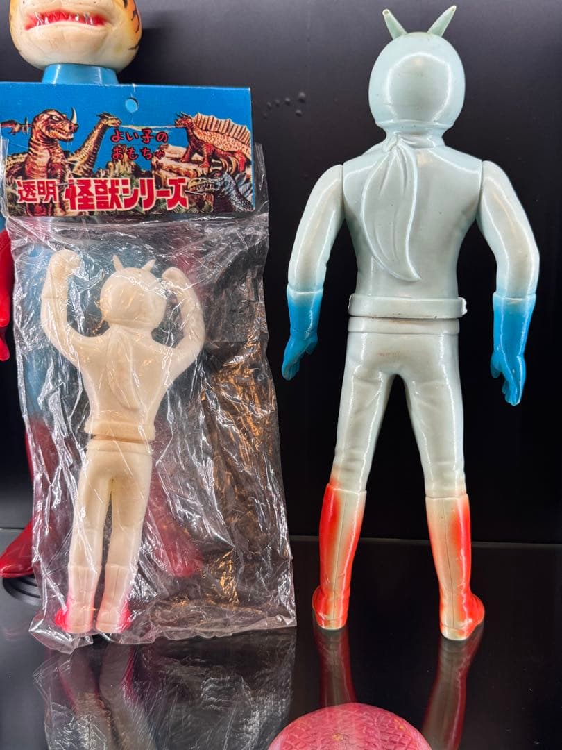 エ*サ様 【当時物】仮面ライダーX 無版権 パチソフビ