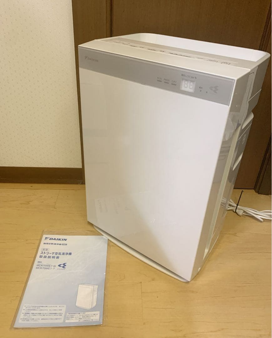 値下げ！【美品】ダイキン 加湿空気清浄機 MCK70WE7-W ダイキン MCK70Y-W [ホワイト] 価格比較 - 価格.com