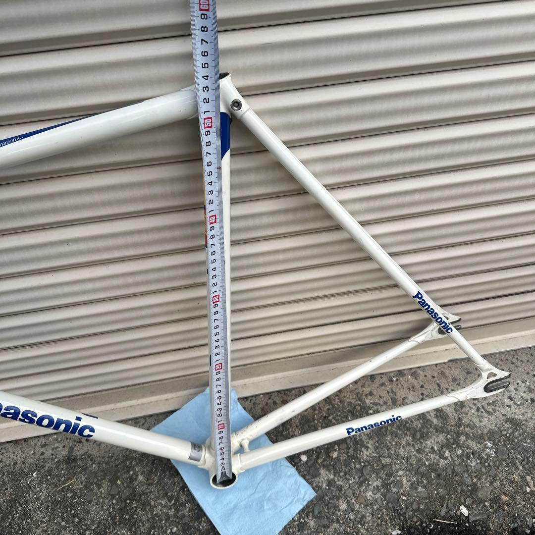 Panasonic レーサーカラー ピストバイク フレームセット njs - メルカリ