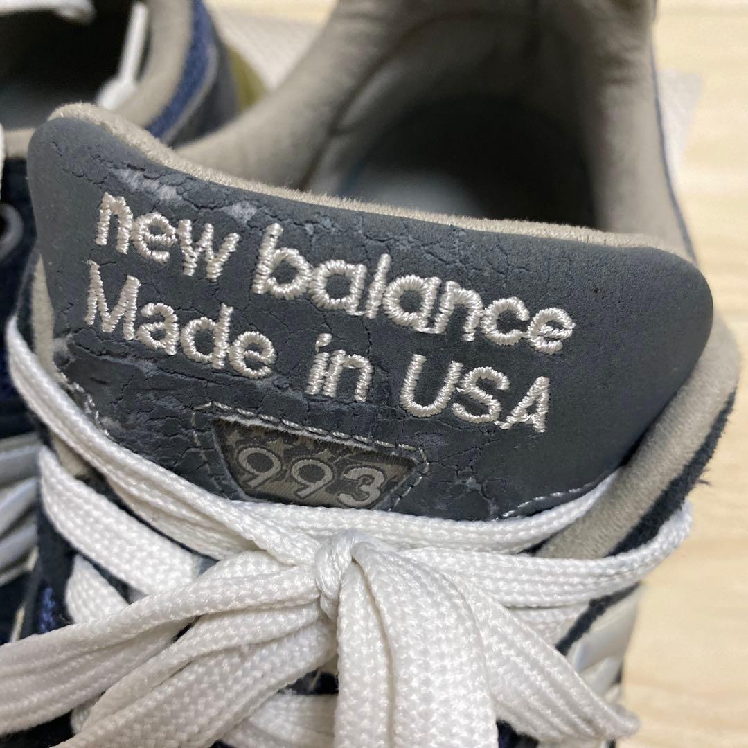 ニューバランス 993 ネイビー MR993NV 27.5cm - メルカリ