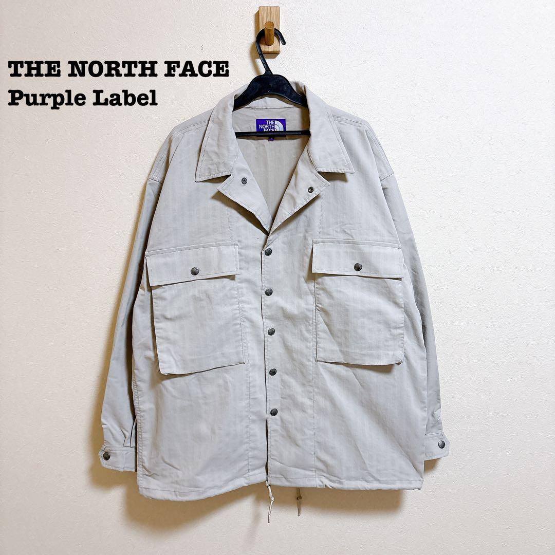 ノースフェイスパープルレーベル ヘリンボーンフィールドシャツ