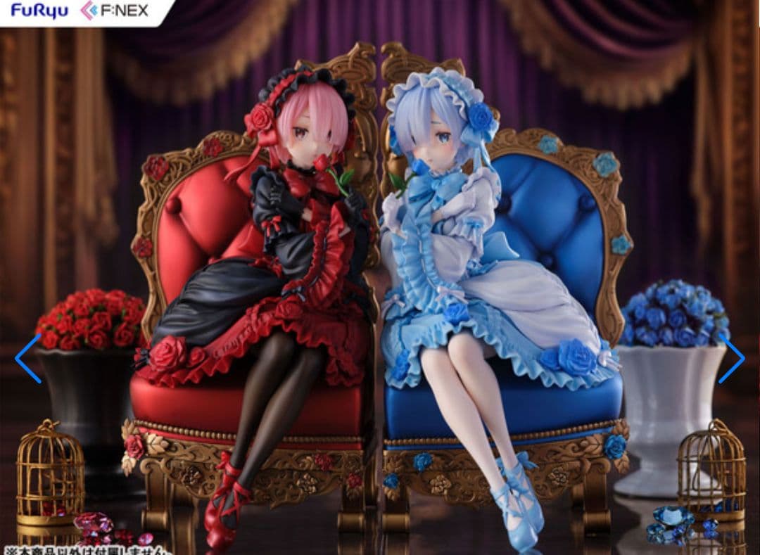 Re:ゼロから始まる異世界生活 レム　ラム　フィギュア　GOTHIC ゴシック Re：ゼロから始める異世界生活 レム Gothic ver. 1/7 完成品フィギュア