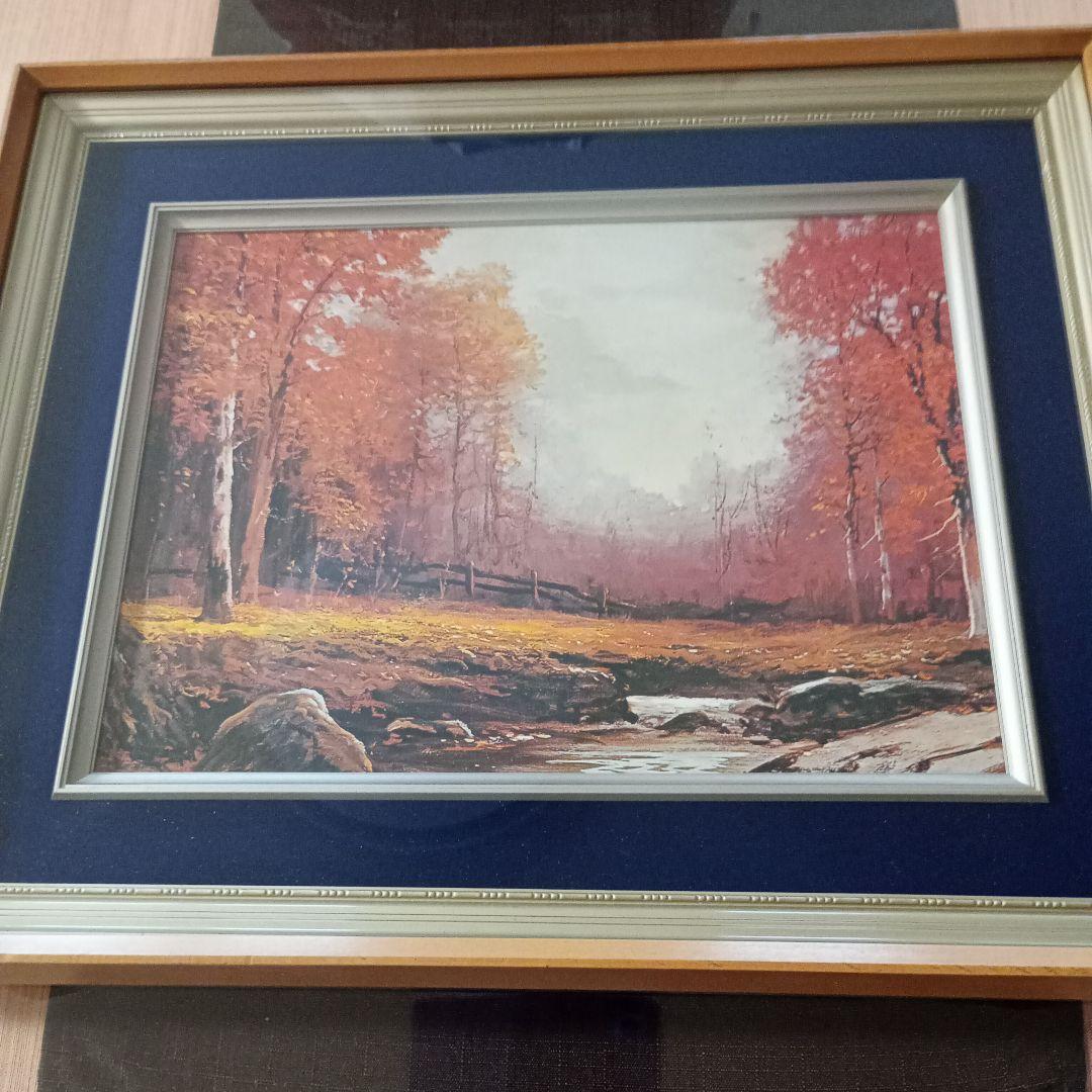 ロバートウッド作 「10月の朝 」 複製画 風景画 ACP名画 現代アメリカ