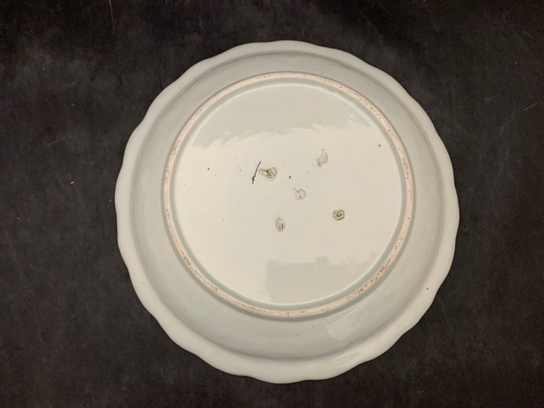 古伊万里 鉄拐仙人染付図輪花皿 約直径27㎝ - メルカリ