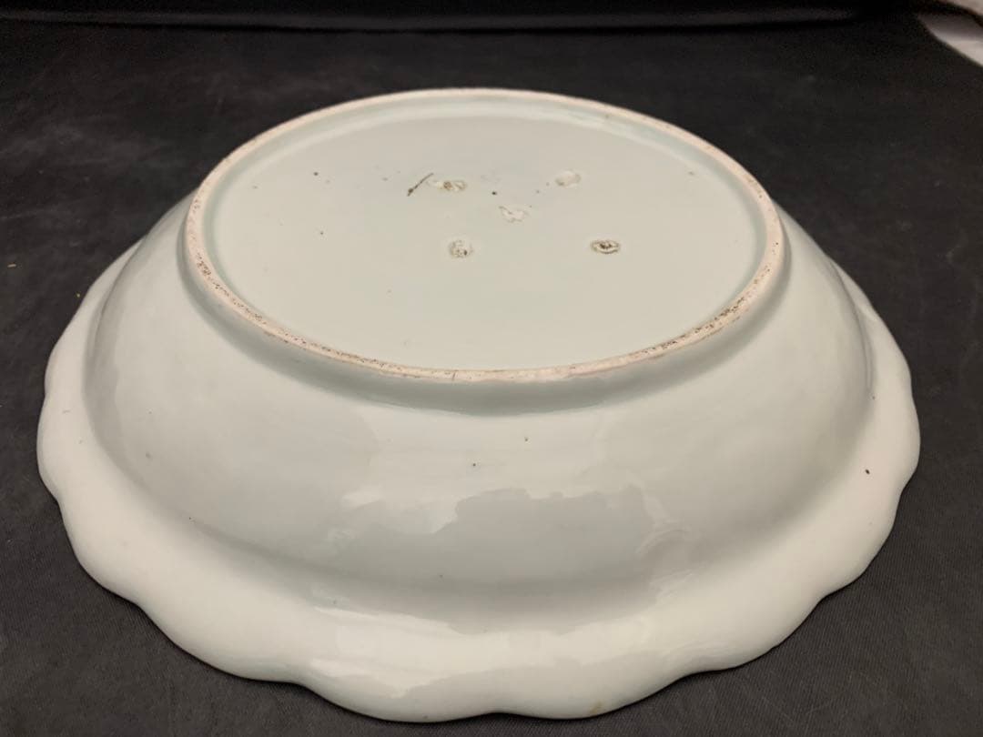 古伊万里 鉄拐仙人染付図輪花皿 約直径27㎝ - メルカリ