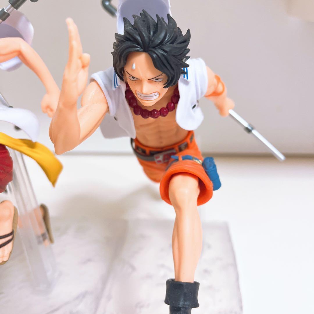 ワンピース 夢の一枚 フィギュア ルフィ エース サボ 海軍 - メルカリ