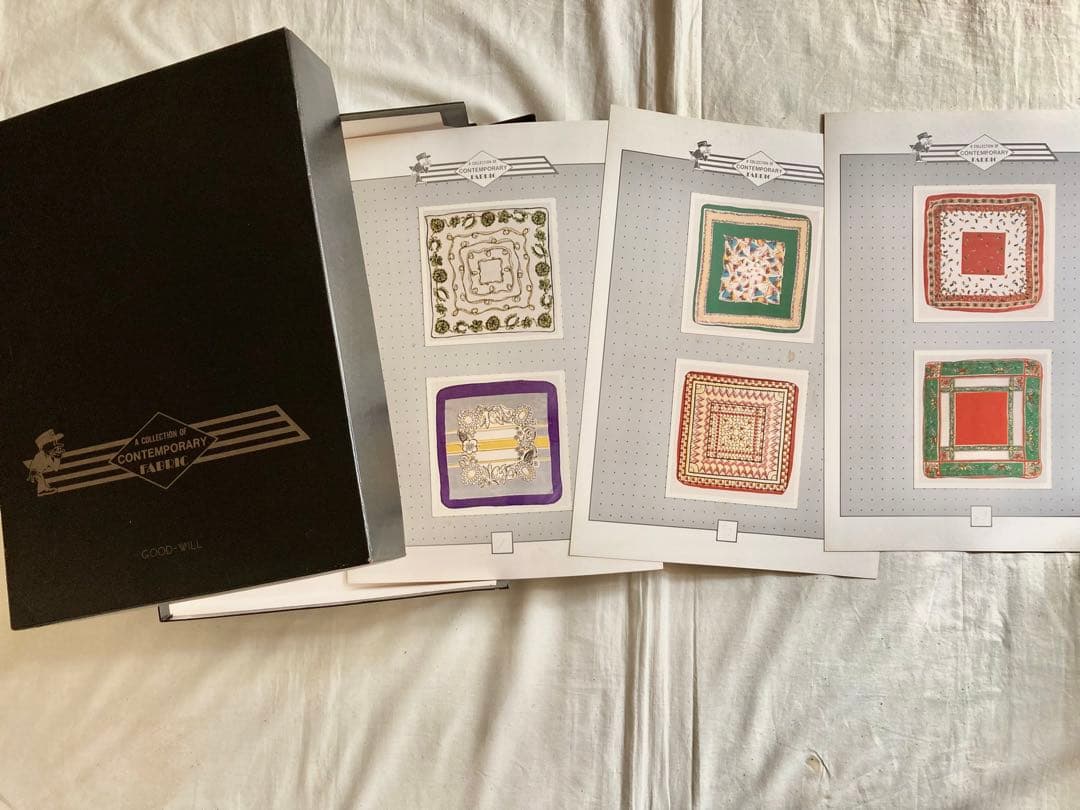 ビンテージスカ-フ写真集資料(7種類102カット77ぺ-ジ+2ペ-ジ)