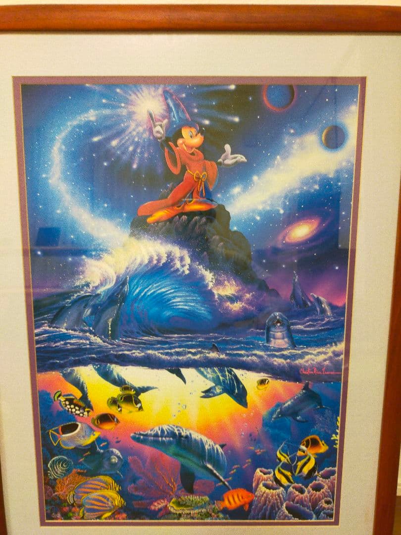 ミッキーマウスの絵　ラッセン